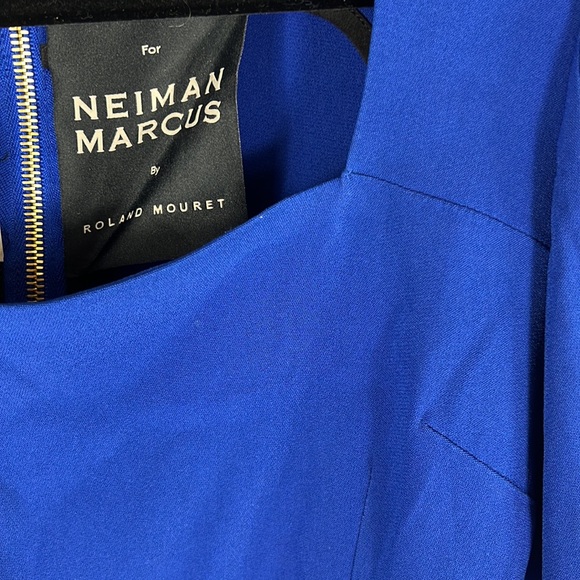 Roland Mouret For Neiman Marcus Blue Mini Dress - Picture 9 of 10